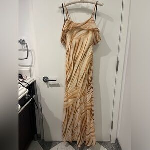 NWT Forever21 Maxi Off Shoulder Dress Wedding Vacation Formal